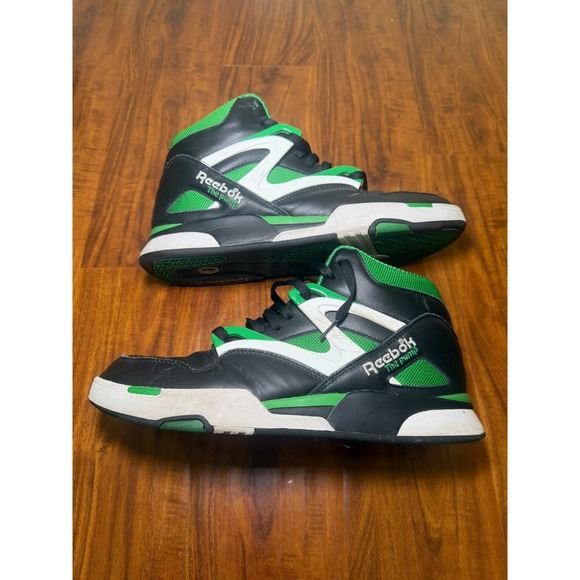 Reebok Pump Omni Zone II Green Black Celtics Men's SZ 11 GX3779 Shoes - Picture 4 of 8